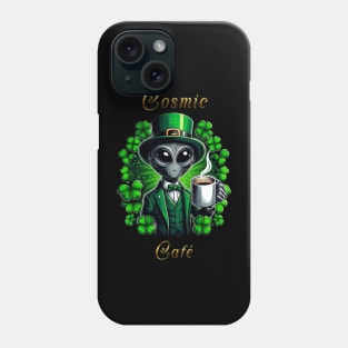 St-Patrick's Day cool Alien grey design Phone Case