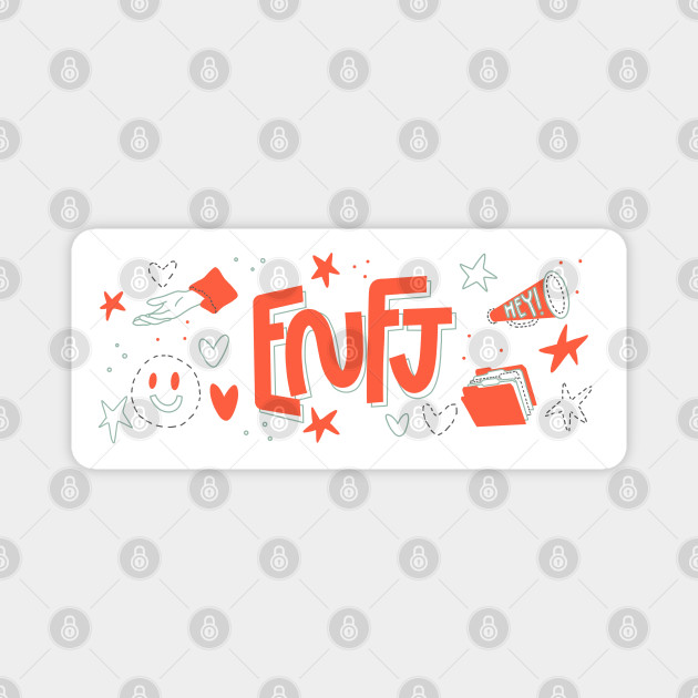 Enfj The Protagonist Myers Briggs Personality Mbti By Kelly Design Company Enfj Personality Type Magnet Teepublic