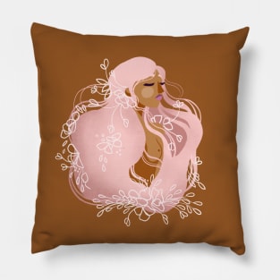 Serenity Flower Child Nymph Pillow