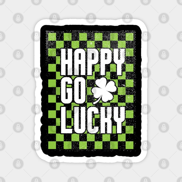 Happy Go Lucky Magnet by TheCraftyDrunkCo