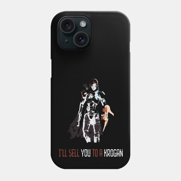 Female Shep Phone Case by Skala