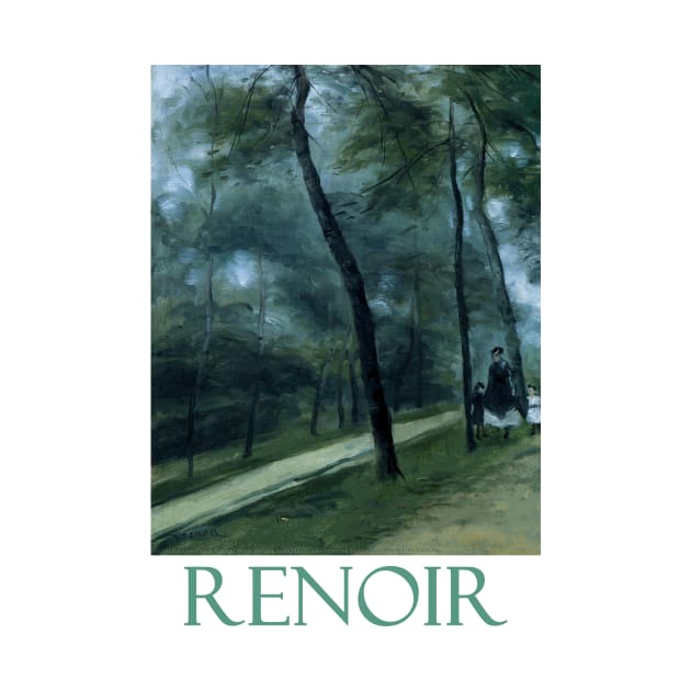 A Walk in the Woods by Pierre-Auguste Renoir by Naves