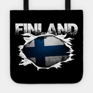 Finland Flag in You Tote