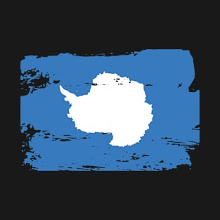 Official Antarctica Flag Antarctican Country Pride Vintage T-Shirt