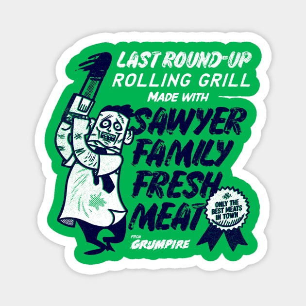 Family Fresh meat Magnet by Grumpire