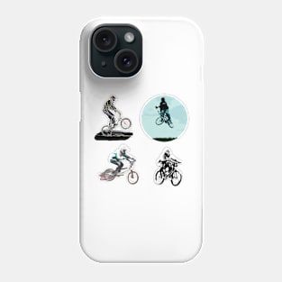 stickers pack bmx Phone Case