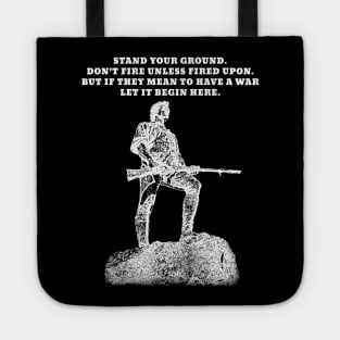 Stand Your Ground (Small Light Design) Tote