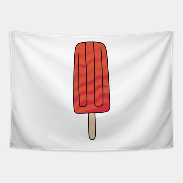 Summer Popsicle Illustration Tapestry by murialbezanson