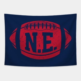 NE Retro Football - Navy Tapestry