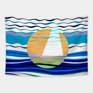 Sailing Geometry Tapestry