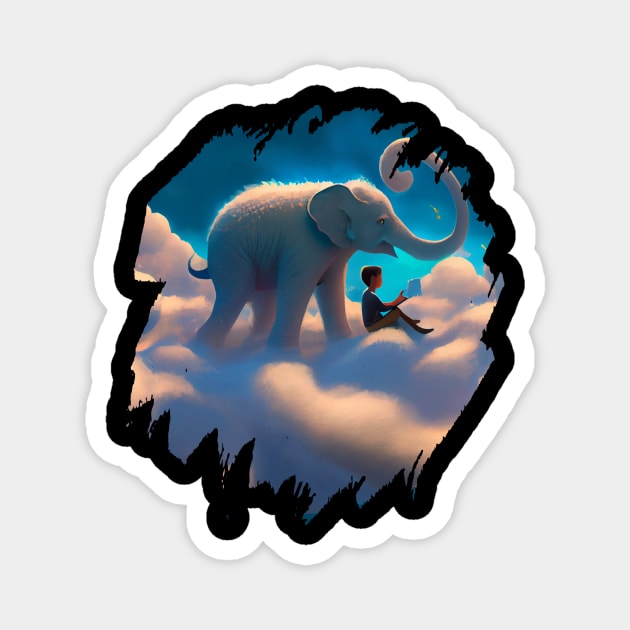The Magician's Elephant Magnet by Pixy Official