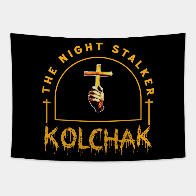 Kolchak The Night Stalker // Horror 70s Fan Design Tapestry by Trendsdk