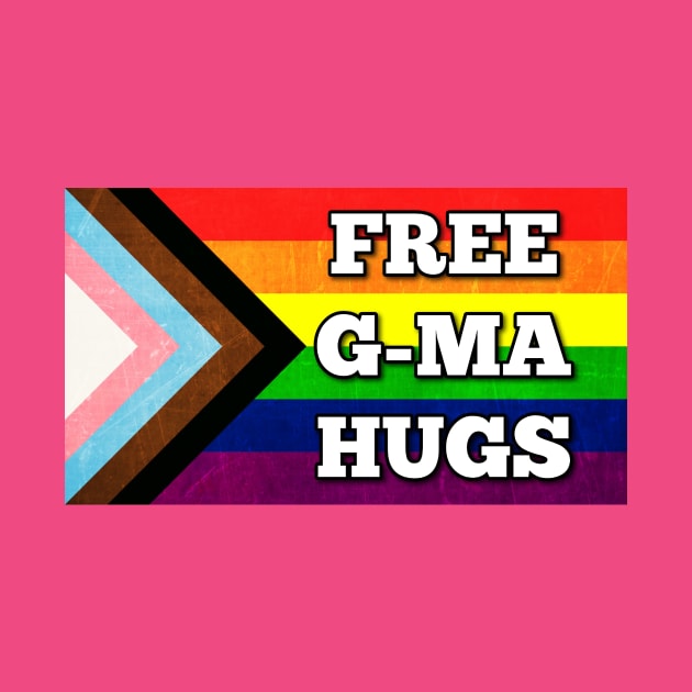 G-ma Hugs Pride Flag by T's and Things - BV