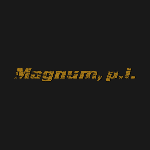 Magnum Title Emblem (aged and weathered) by GraphicGibbon
