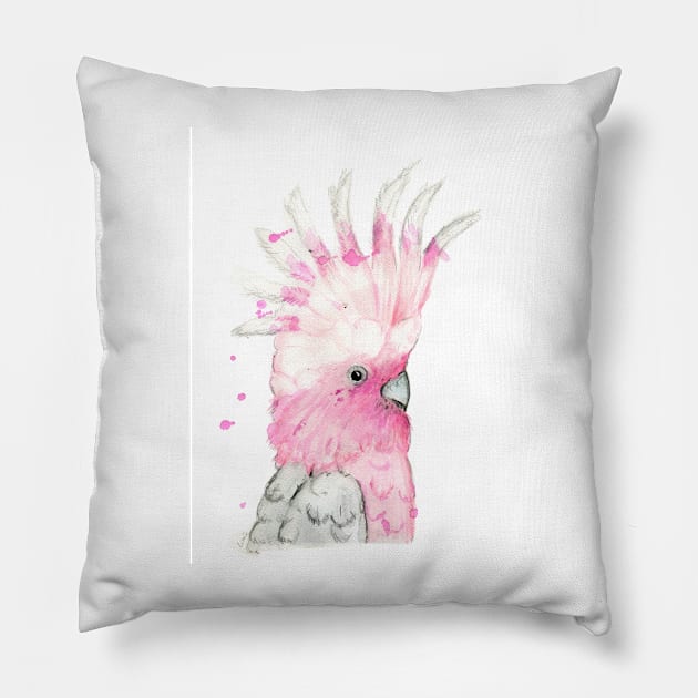 Oh You Galah! Pillow by lizzielamb