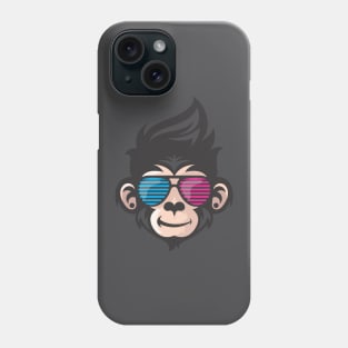 apes with eyeglasses Phone Case