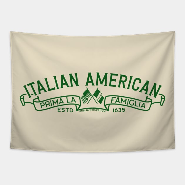 Italian American Estd. 1635 Tapestry by ItalianPowerStore