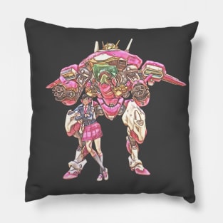 Overwatch D.Va Academy Skin C Pillow