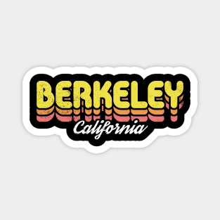 Retro Berkeley California Magnet