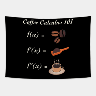 Coffee Calculus 101 Tapestry