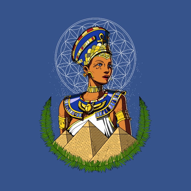 Egyptian Queen Nefertiti by underheaven