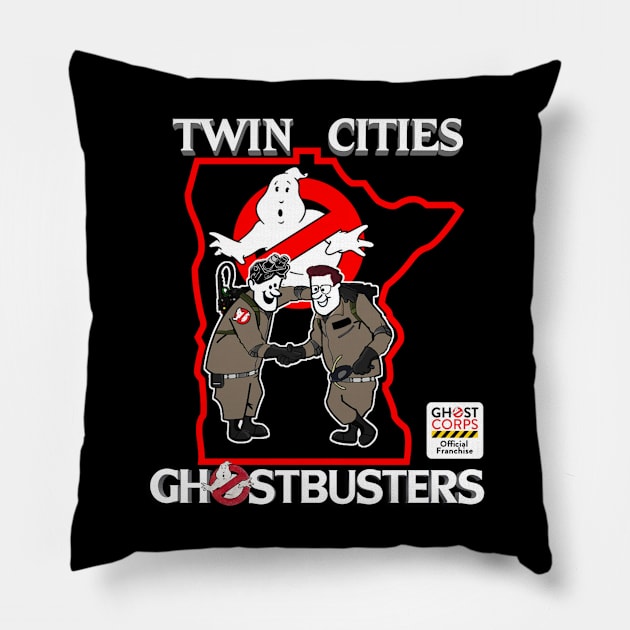 Twin Cities Ghostbusters Logo Pillow by TCGhostbusters