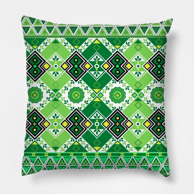 Abstract colorful patterns background Pillow by TAMOH65