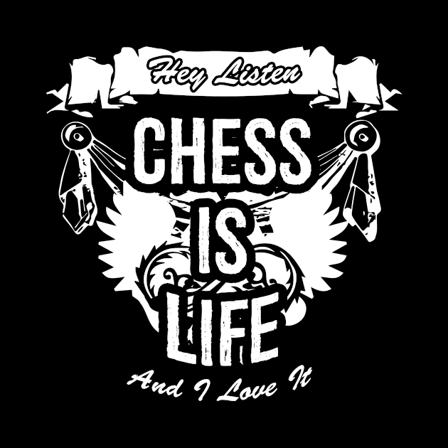 Chess Is Life Creative Job Typography Design by Stylomart