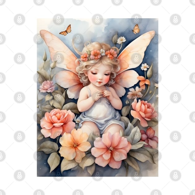 Cherub - Angel with Wings by VivaLaRetro