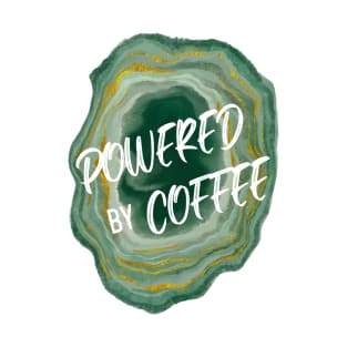 Powered by Coffee: Green T-Shirt