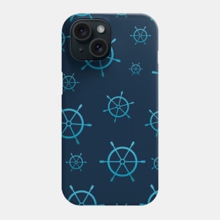 Steering wheelmaritim nautical seamless pattern Phone Case