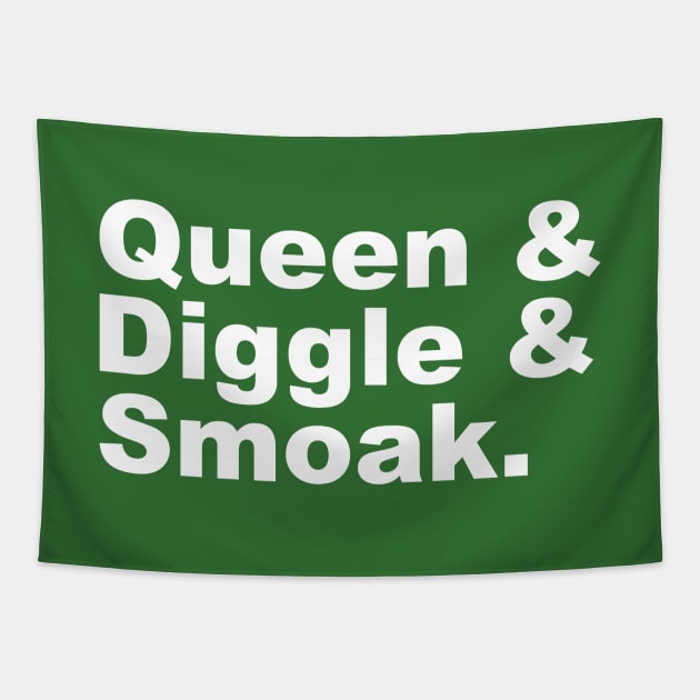 Queen & Diggle & Smoak Tapestry by FangirlFuel