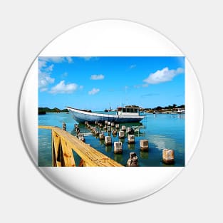 Antigua - Boat Docked at Antigua Pin