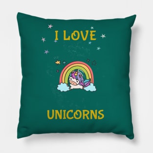 I love unicorns Pillow