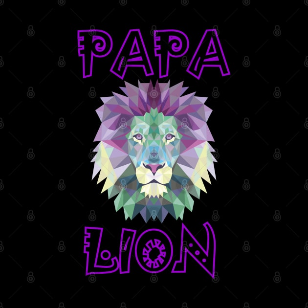 PAPA LION POPULAR T-SHIRT by imdesign