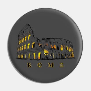 Colosseum at night. Pin