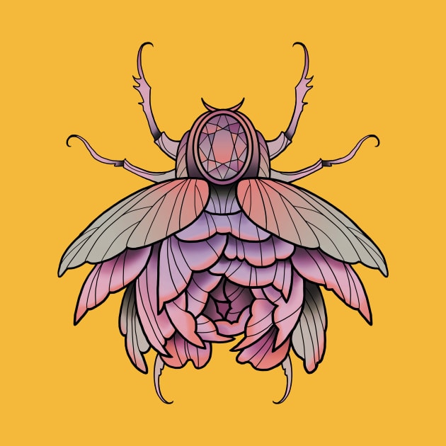 beetle by Sovey_tattoo