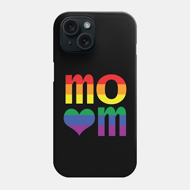 Mom Pride Phone Case by ellenhenryart