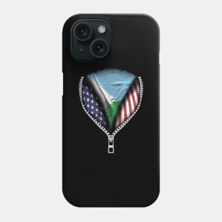 Djiboutian Flag  Djibouti Flag American Flag Zip Down - Gift for Djiboutian From Djibouti Phone Case