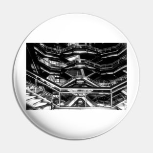 Inside The Vessel NYC BnW Pin