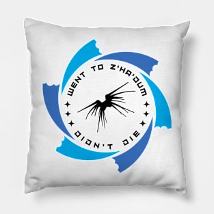 Went to Z'ha'dum - Didn't Die - Portal - White - Sci-Fi Pillow