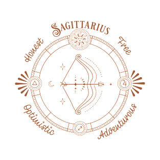 Sagittarius Zodiac Sign T-Shirt