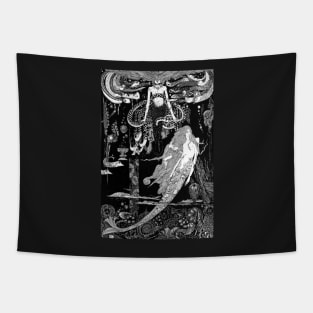 The Sea Witch - The Little Mermaid, Harry Clarke Tapestry