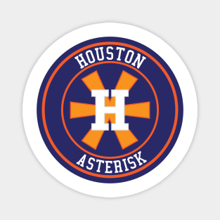 Houston Asterisk Baseball Magnet