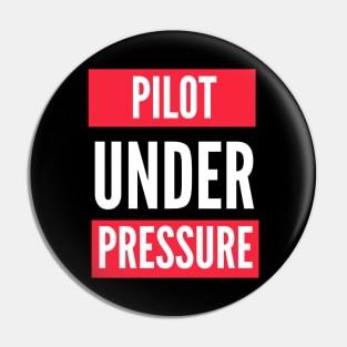 Pilot Under Pressure Pin