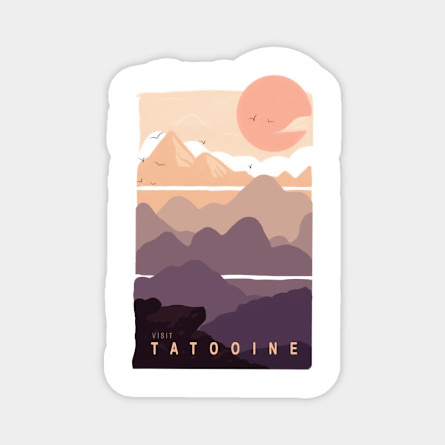 VISIT TATOOINE Magnet by mohamedayman1