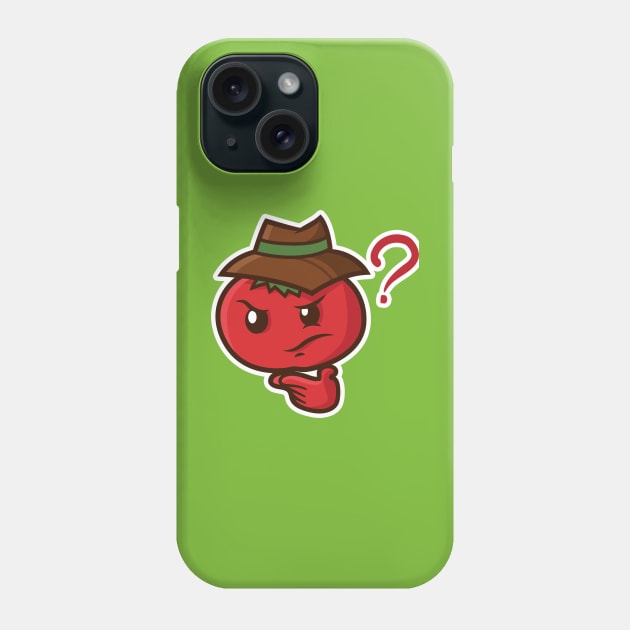 Detective Tomato Phone Case by janlangpoako