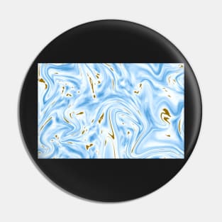 Abstract Swirling Marble Pattern Pin