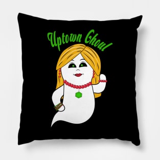 Uptown Ghoul - Funny Halloween Pillow