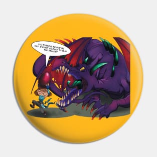 Stealing from the Dragon Pin